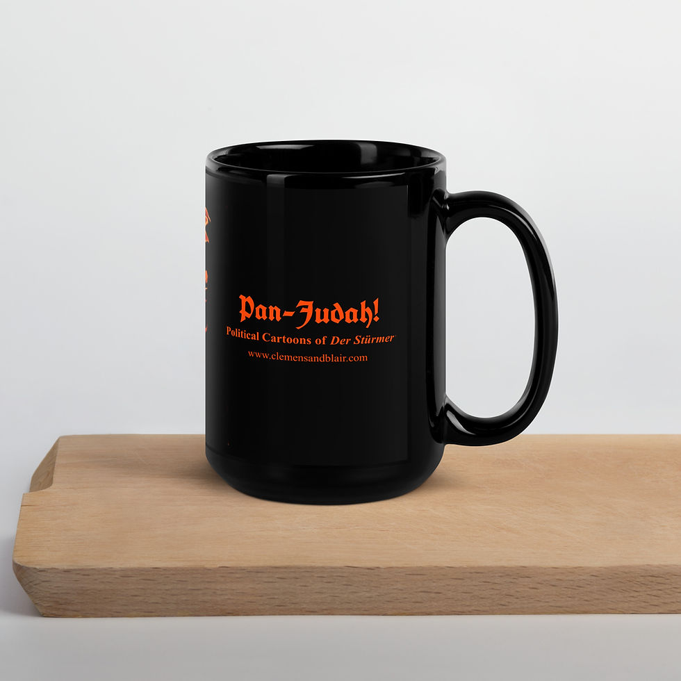 Thumbnail: Juden Glasses - Black Glossy Mug