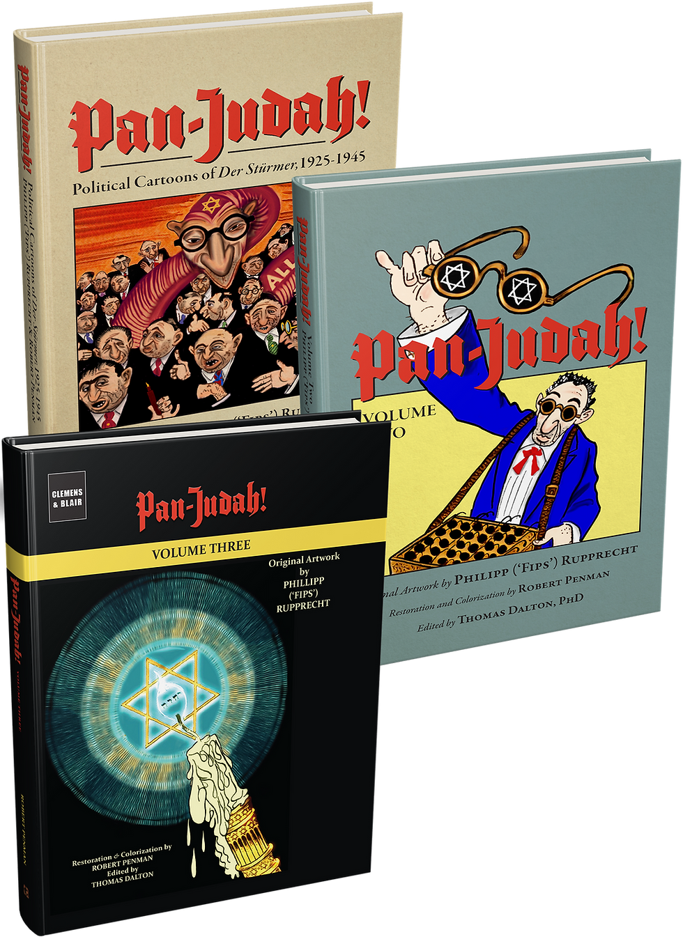 Thumbnail: PAN-JUDAH! Political Cartoons of Der Sturmer | 3 Volumes