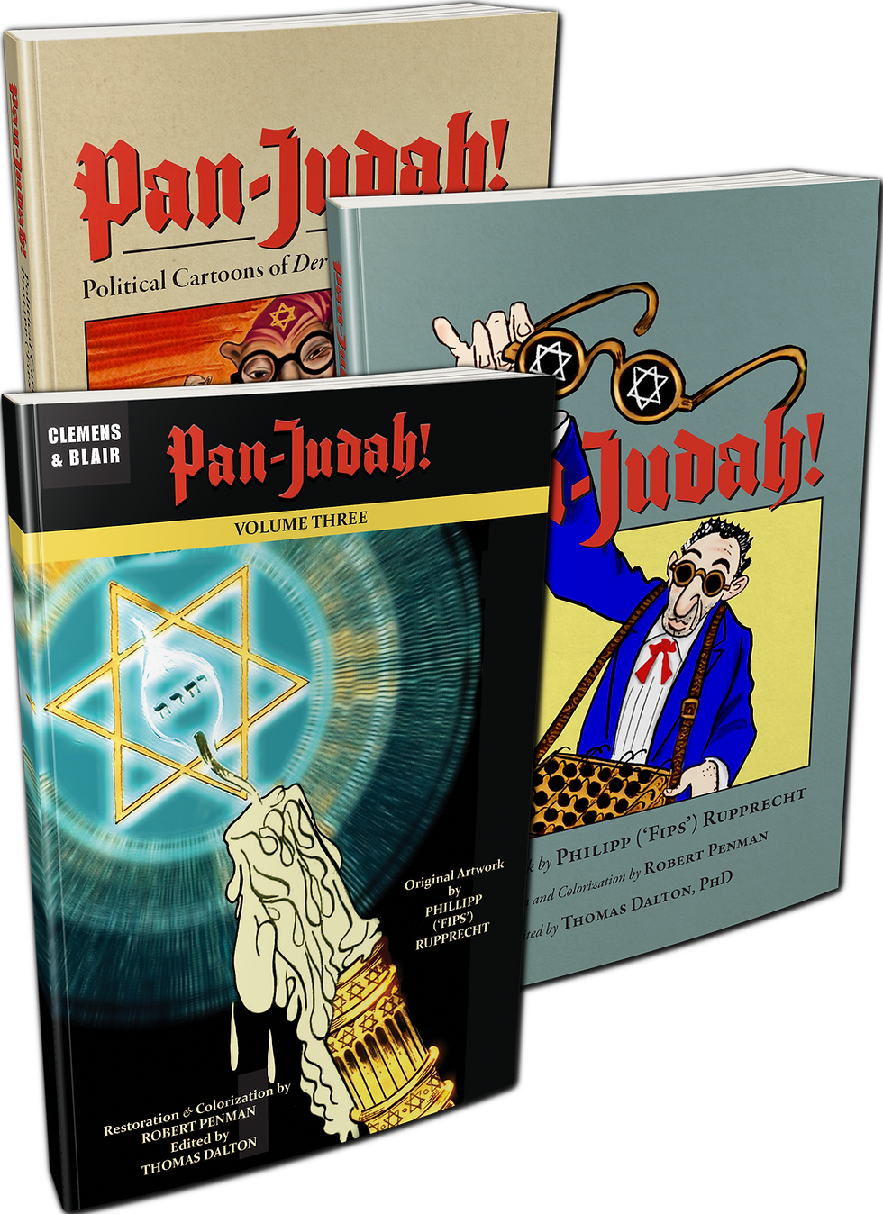 Thumbnail: PAN-JUDAH! Political Cartoons of Der Sturmer | 3 Volumes
