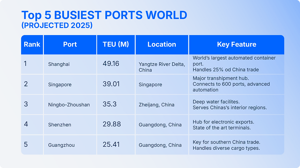 Busiest Port in the World