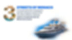 Concept yacht "Streets of Monaco," features Monaco landmarks, like Monte Carlo Casino. Yacht in ocean setting with blue and white hues.
