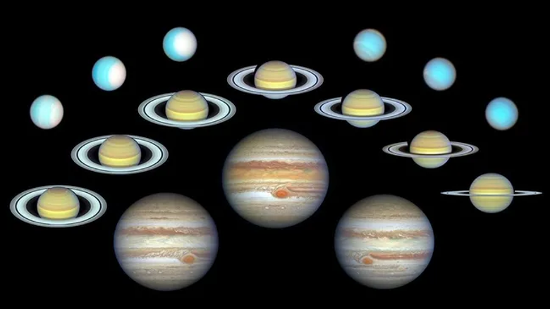 Grouse Ridge Solar System Hubble's Decade of Insights into Our Solar System’s Giants