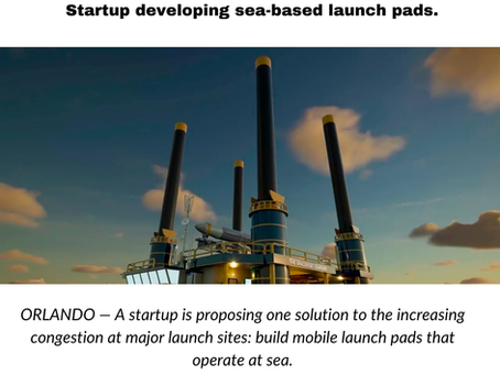 Startup developing sea-based launch pads.