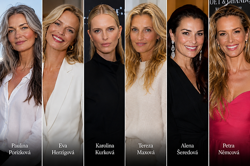 Czech women in international relationships: Paulina Porizkova, Eva Herzigova, Karolina Kur