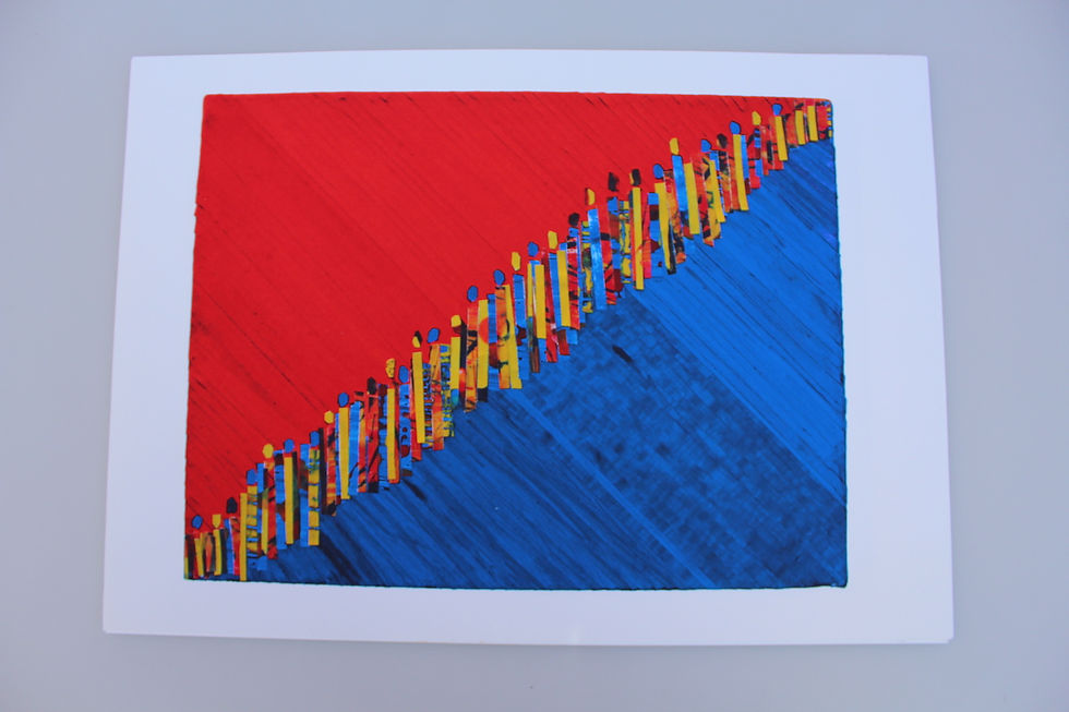Miniaturbild: Stepping on Up - Art Print Unframed 40x30cm buy from ArtAndPatterns.com