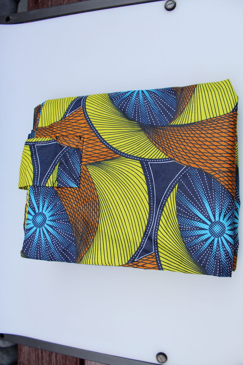 Miniature : Tote Bag African Print Starbust Blue