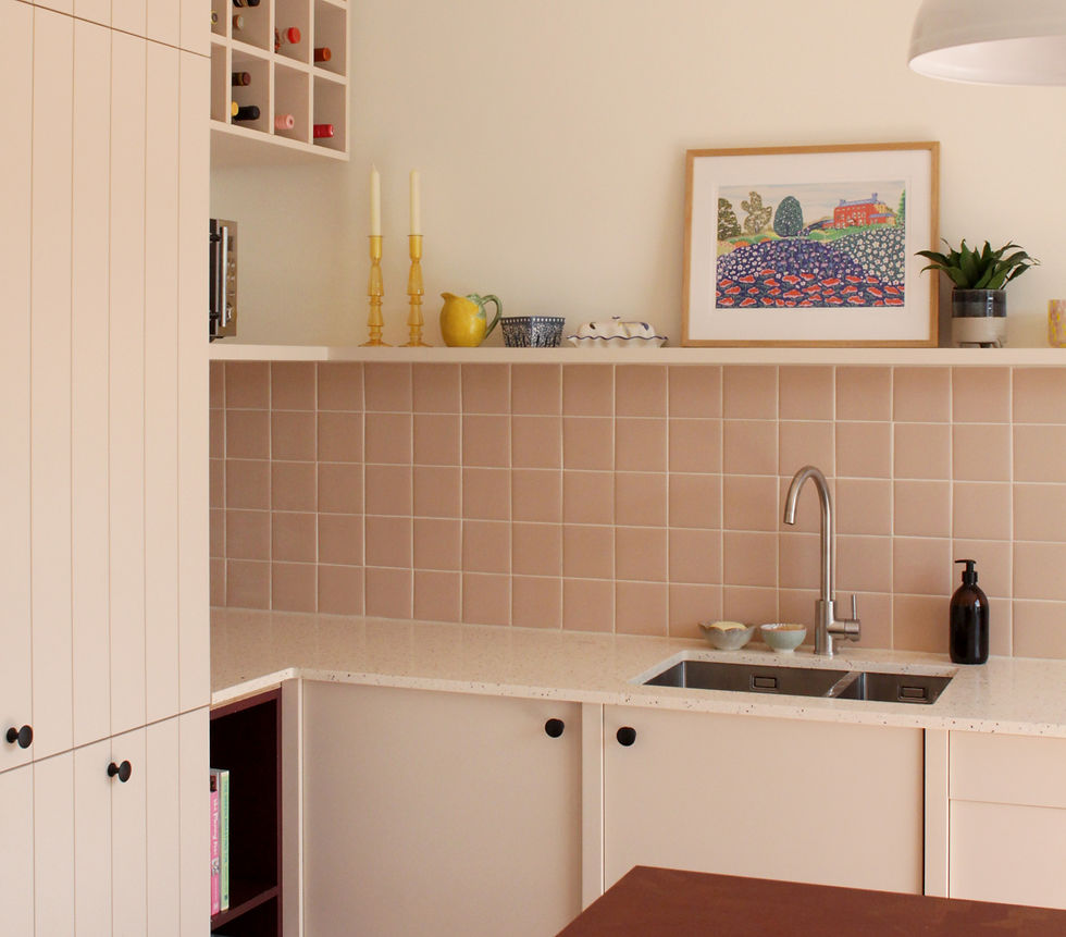 A warmer palette — Cherry Chocolate adds depth, with Nutty Crunch softening the overall scheme