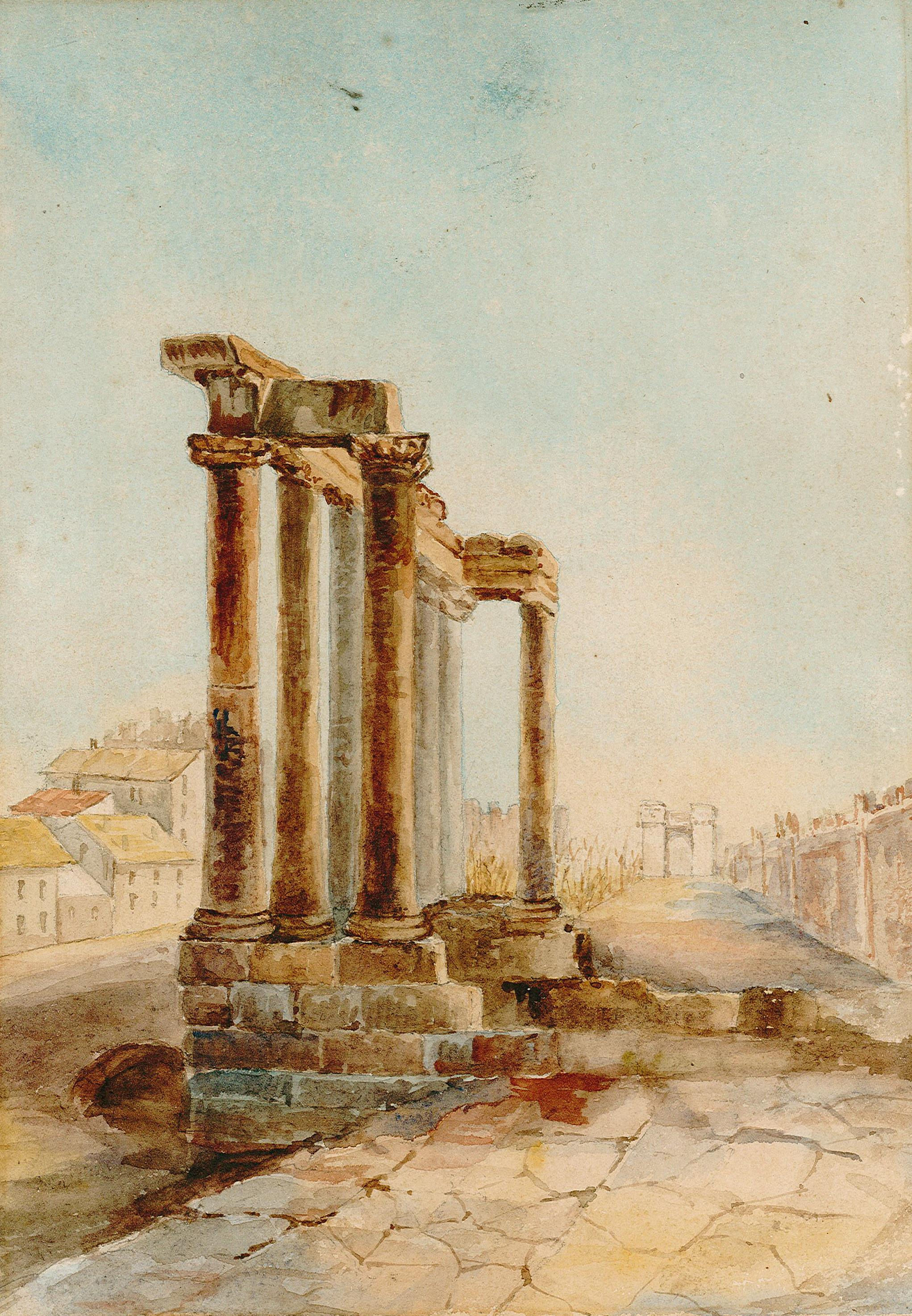 Pillars in Roman Forum Rome | Roma Forumu Antik Kalıntıları