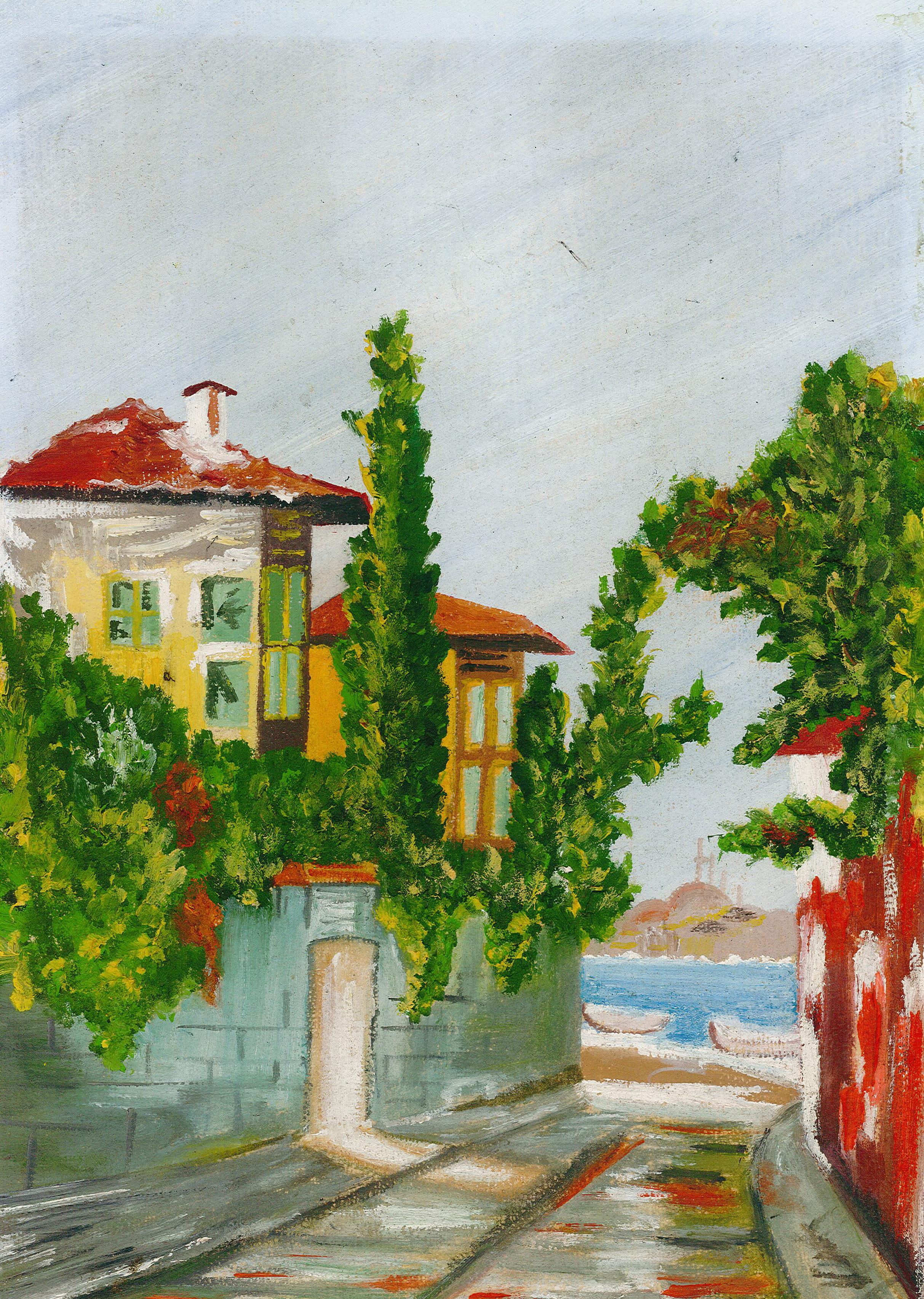 İstanbul'da Denize Açılan Bir Sokak