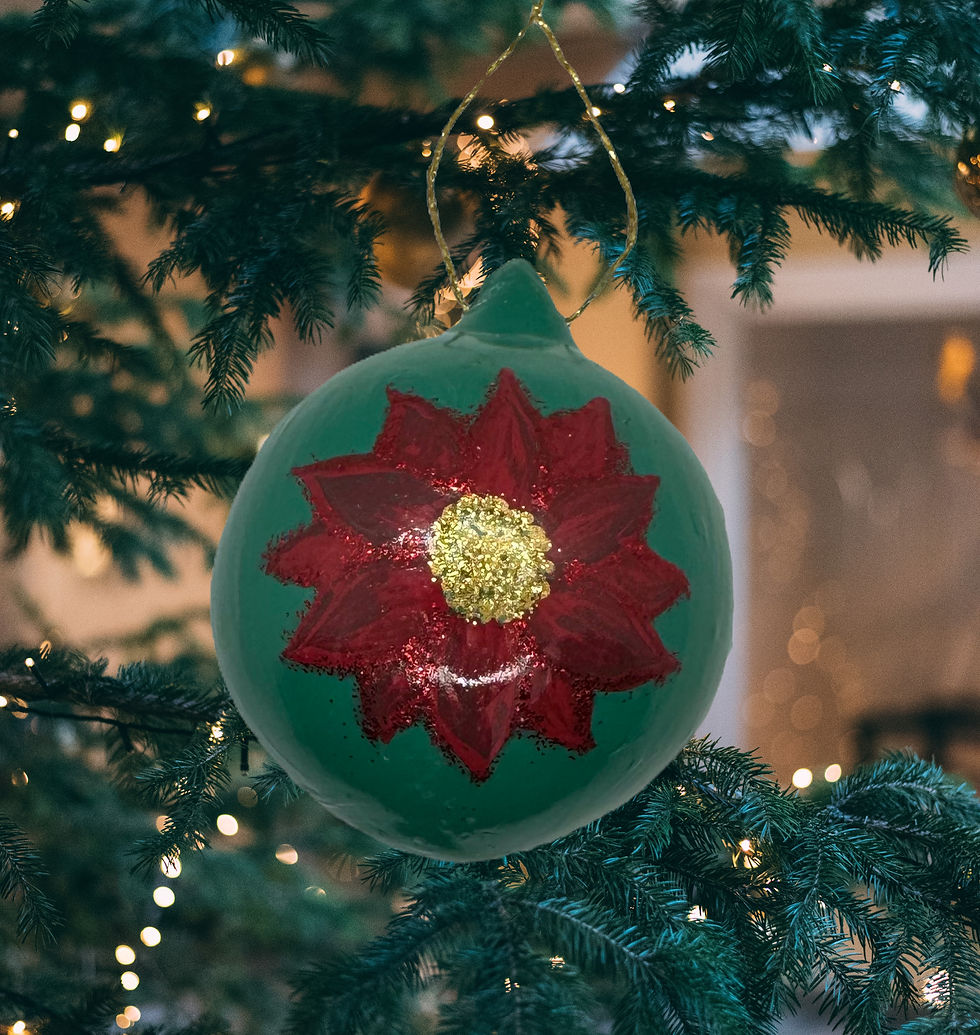 Poinsettia Bauble