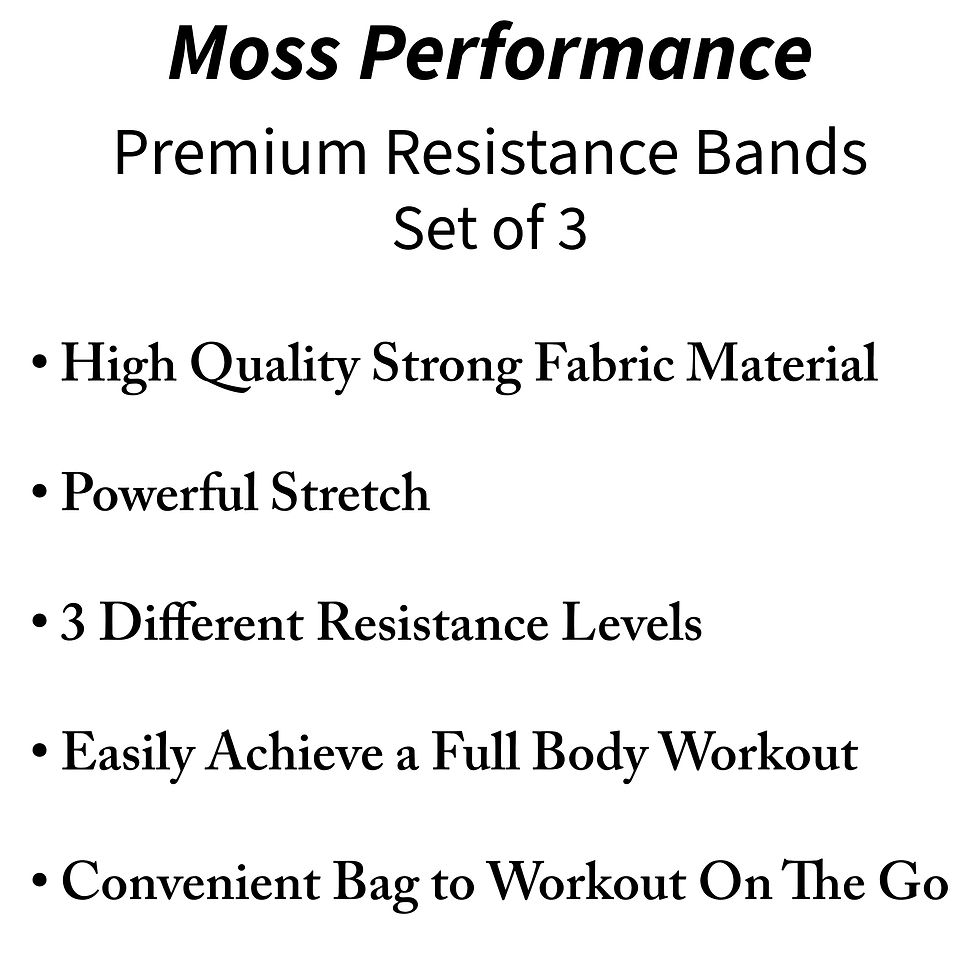 Thumbnail: Moss Performance Premium Fabric Resistance Bands