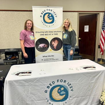 Two women at conference