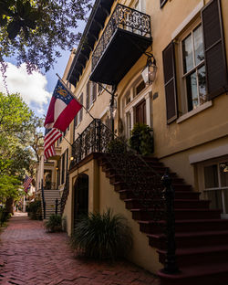Facade of Eliza Thompson House