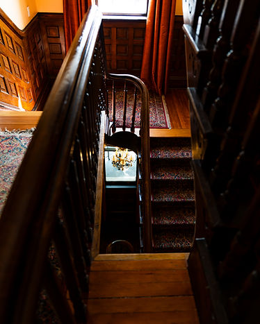 Magnificent stairwell at Kehoe House bed and breakfast