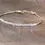 Thumbnail: Raw herkimer diamond quartz 14kt gold filled bracelet, tiny herkimer