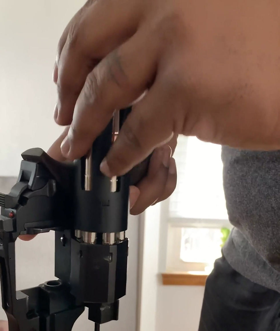 Thumbnail: The REV Industries .38sp/.357 Mag 18-Round High Capacity Revolver Speed Loader