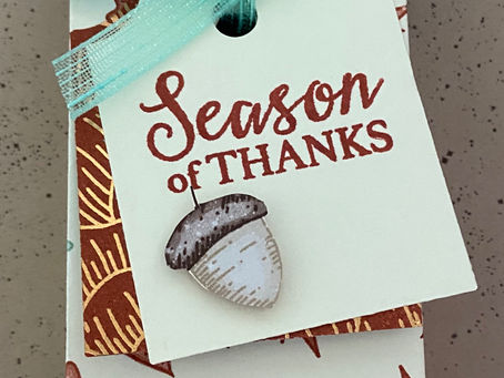 Fall Treat Bag for Mini Candy Bar