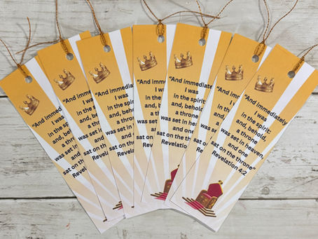 Scripture Bookmark for Sunday School Class
