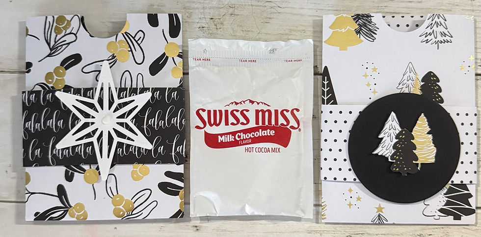 Holiday Hot Chocolate Gift Pouch                         (4-1/4” x 5-1/2”) 