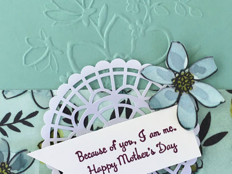 Mother's Day Card Share What You Love & Pool Party