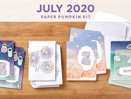 Summer Nights Paper Pumpkin 7/20