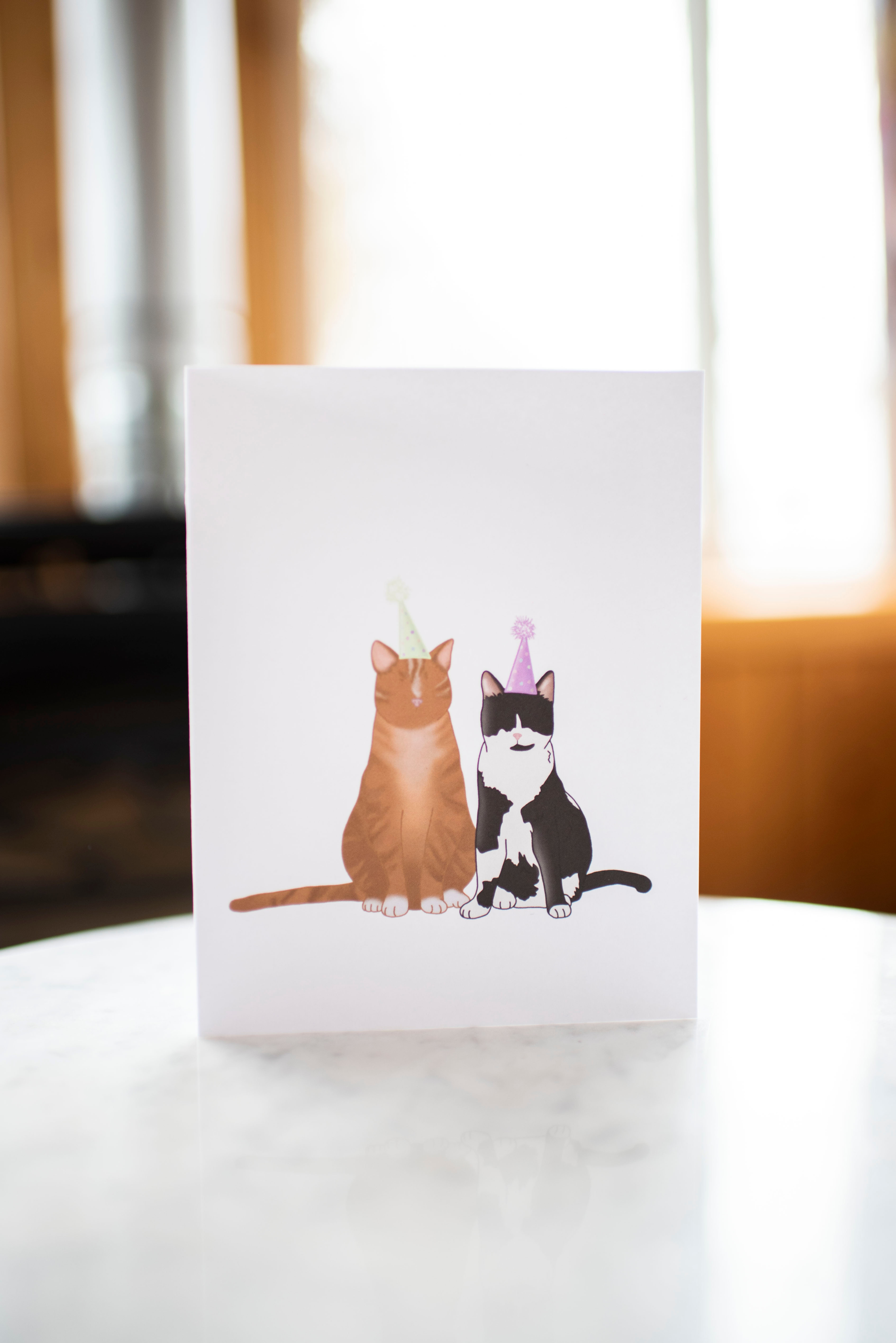 Cat Party Card