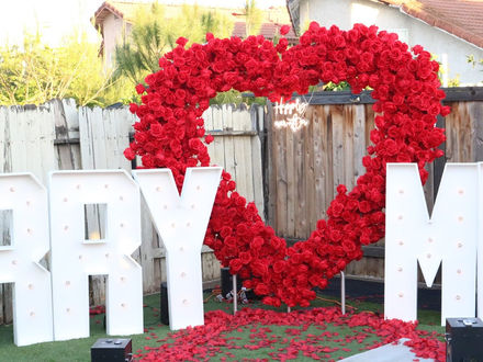 backyard marriage proposal moreno valley riverside california surprise