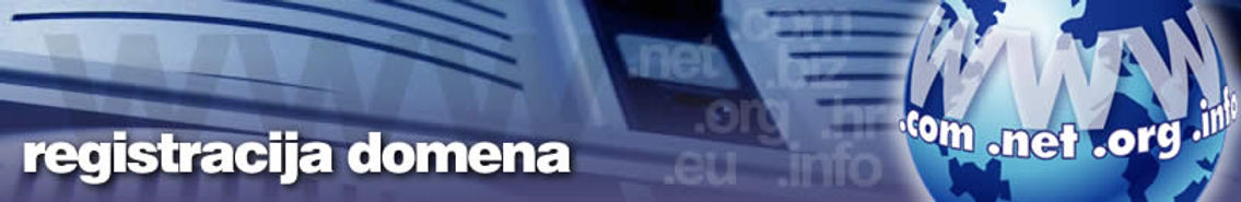 Registracija domena, kako se registriraju web domene.