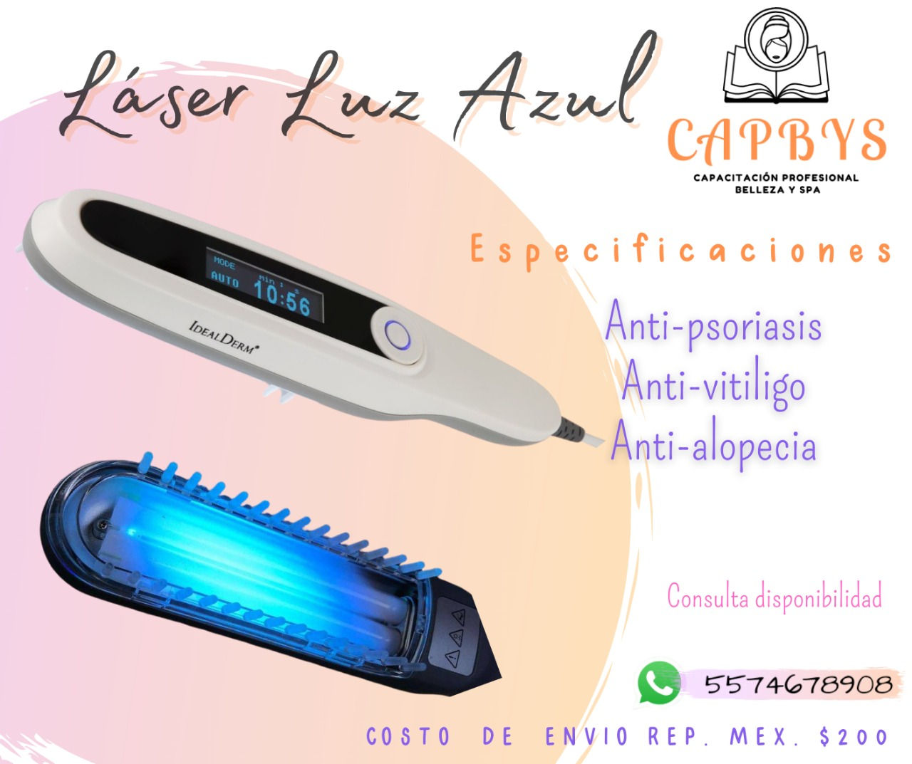 Laser luz azul