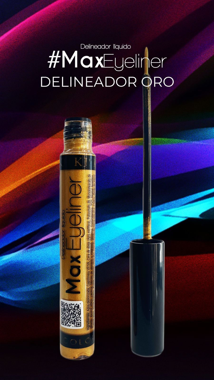 Miniatura: Max Eyeliner Metalico/Tornasol KJ