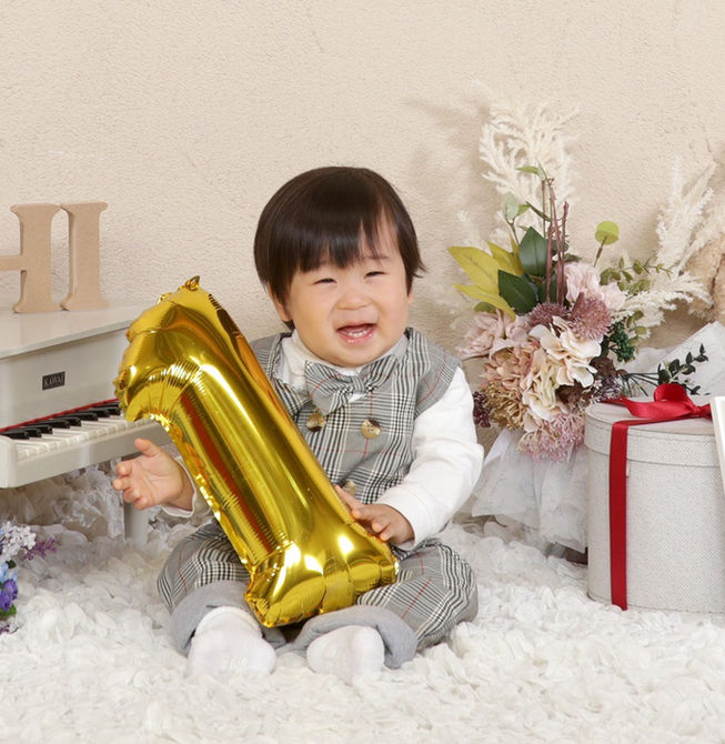 1才記念写真