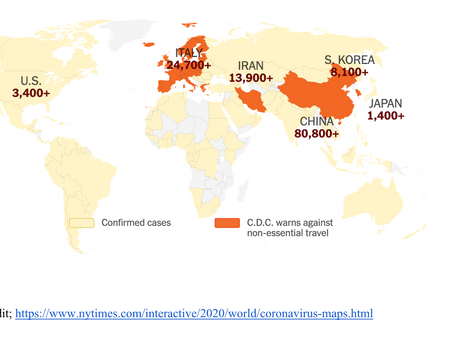 Coronavirus Now Pandemic