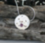 Gaile's Coast & Garnet Pendant