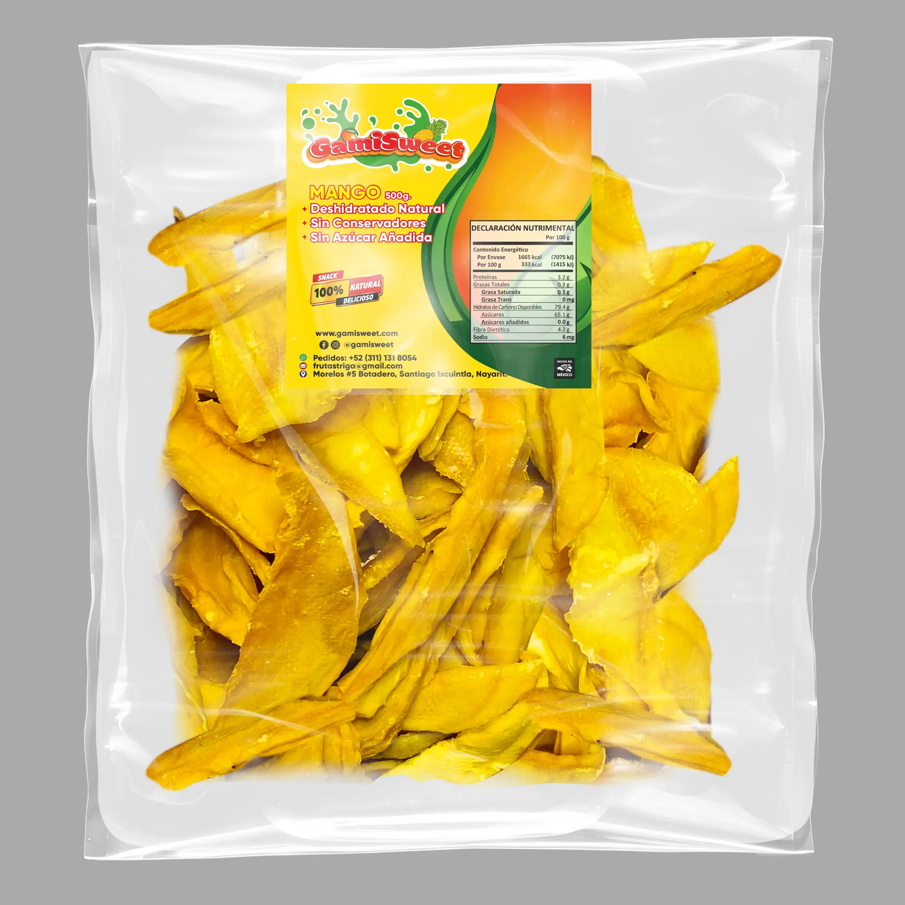 Mango Deshidratado Natural