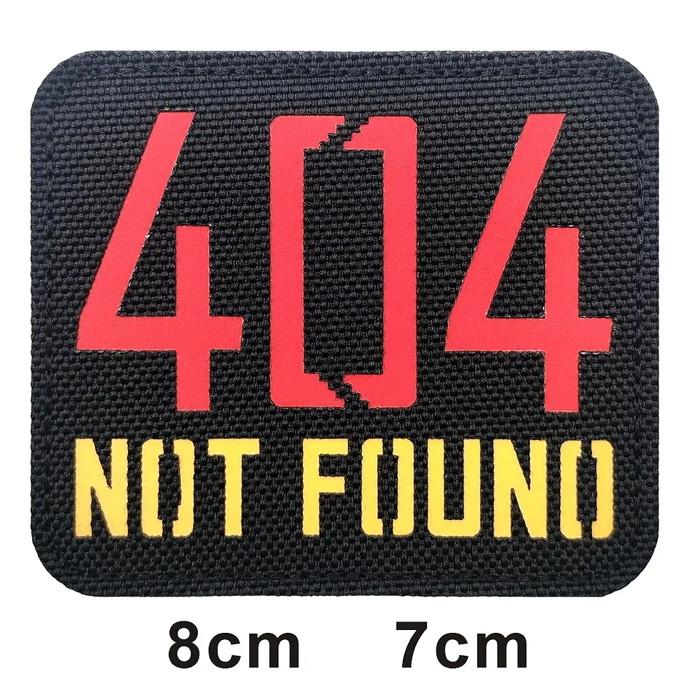 Thumbnail: I 'M OK Cross Bandage Skull You Look OK Funny Gesture 404 NOT FOUNO Tactical