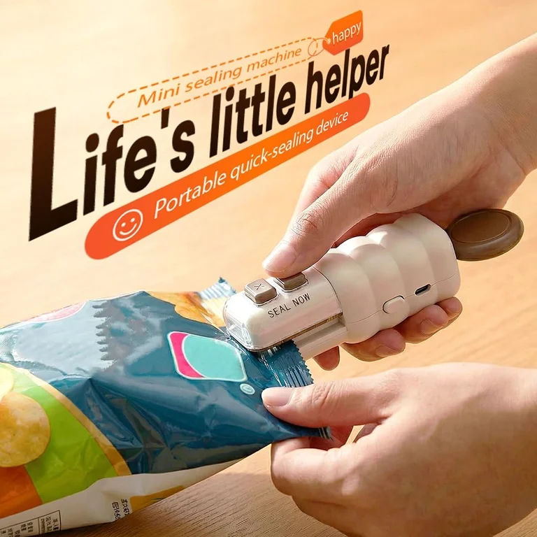 Thumbnail: Portable Magnetic Bag Sealer and Bottle Opener