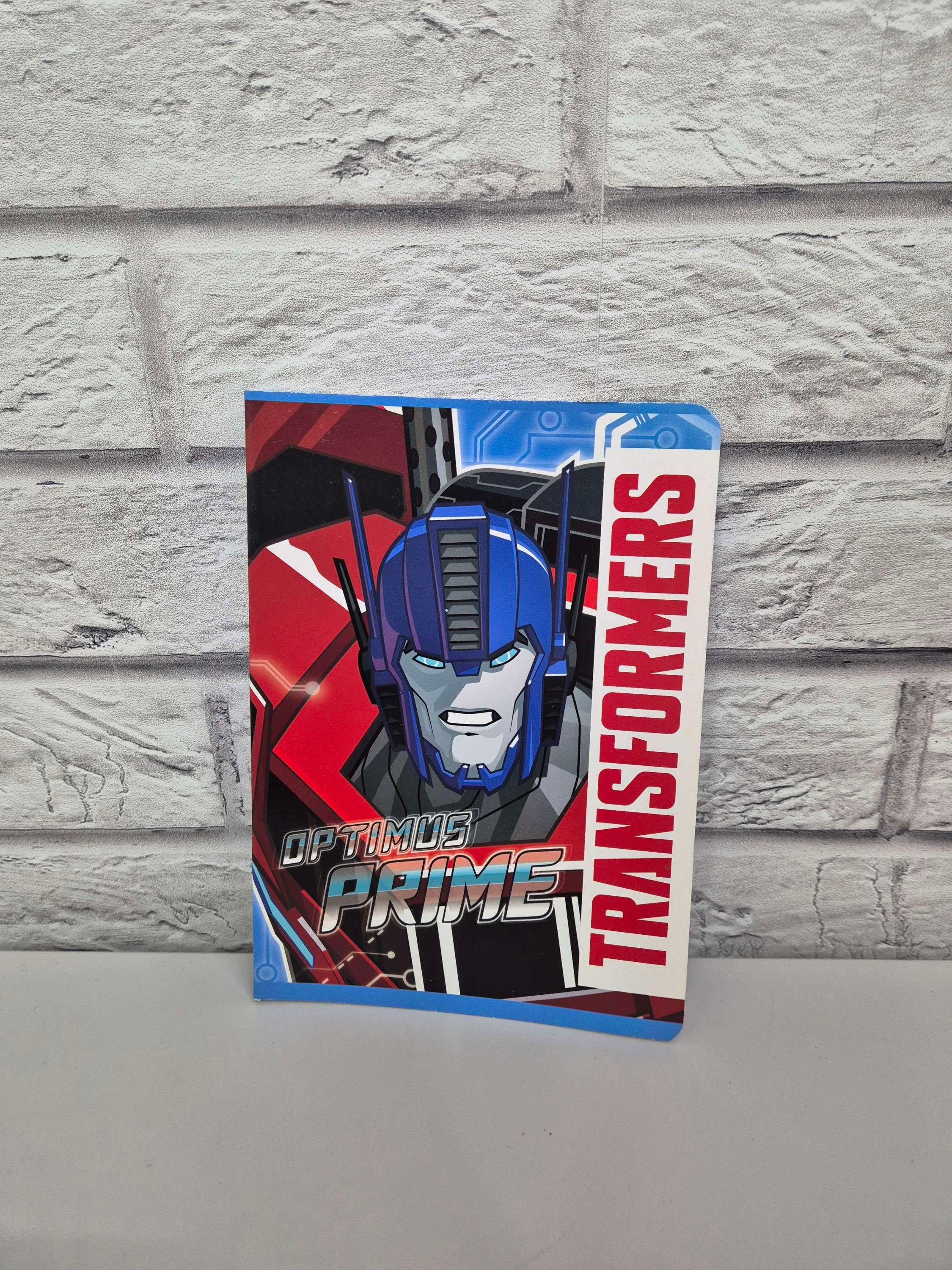 Zeszyt Transformers czerwony A5 16k kratka