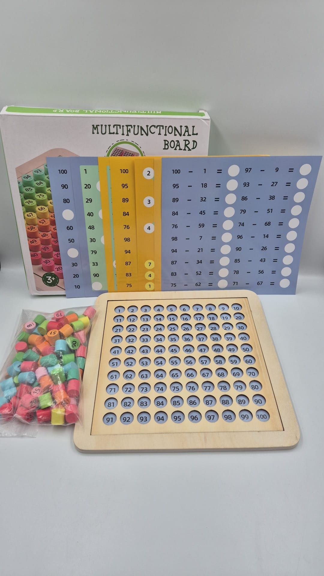 Zabawka Montessori dodawanie i odejmowanie - cyfry i liczby