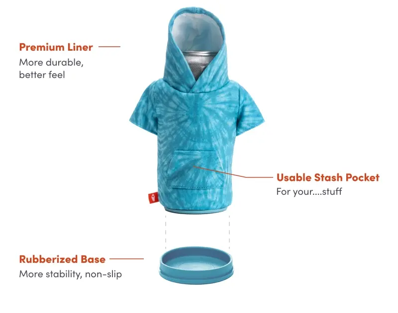 Thumbnail: Puffin Drinkwear  Insulated 16oz Can Cooler - The Shaka