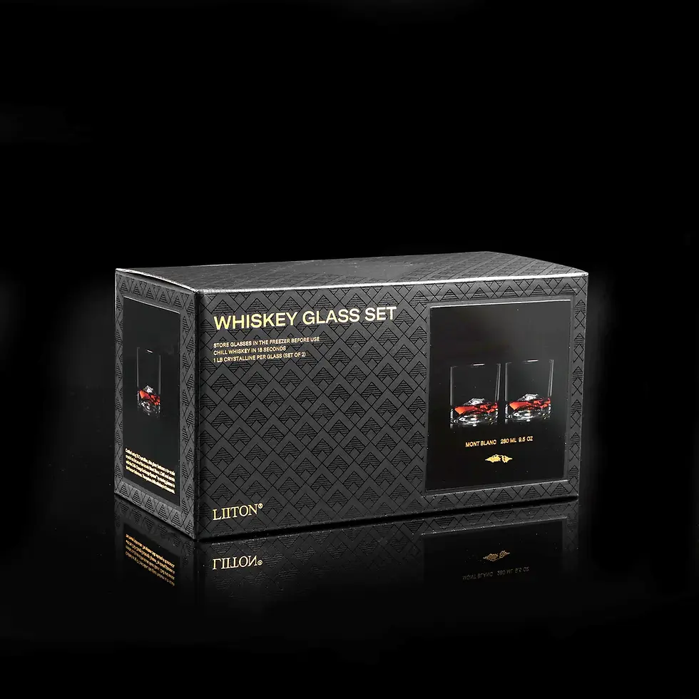Thumbnail: Mont Blanc Crystal Whiskey Glass - Set of 2