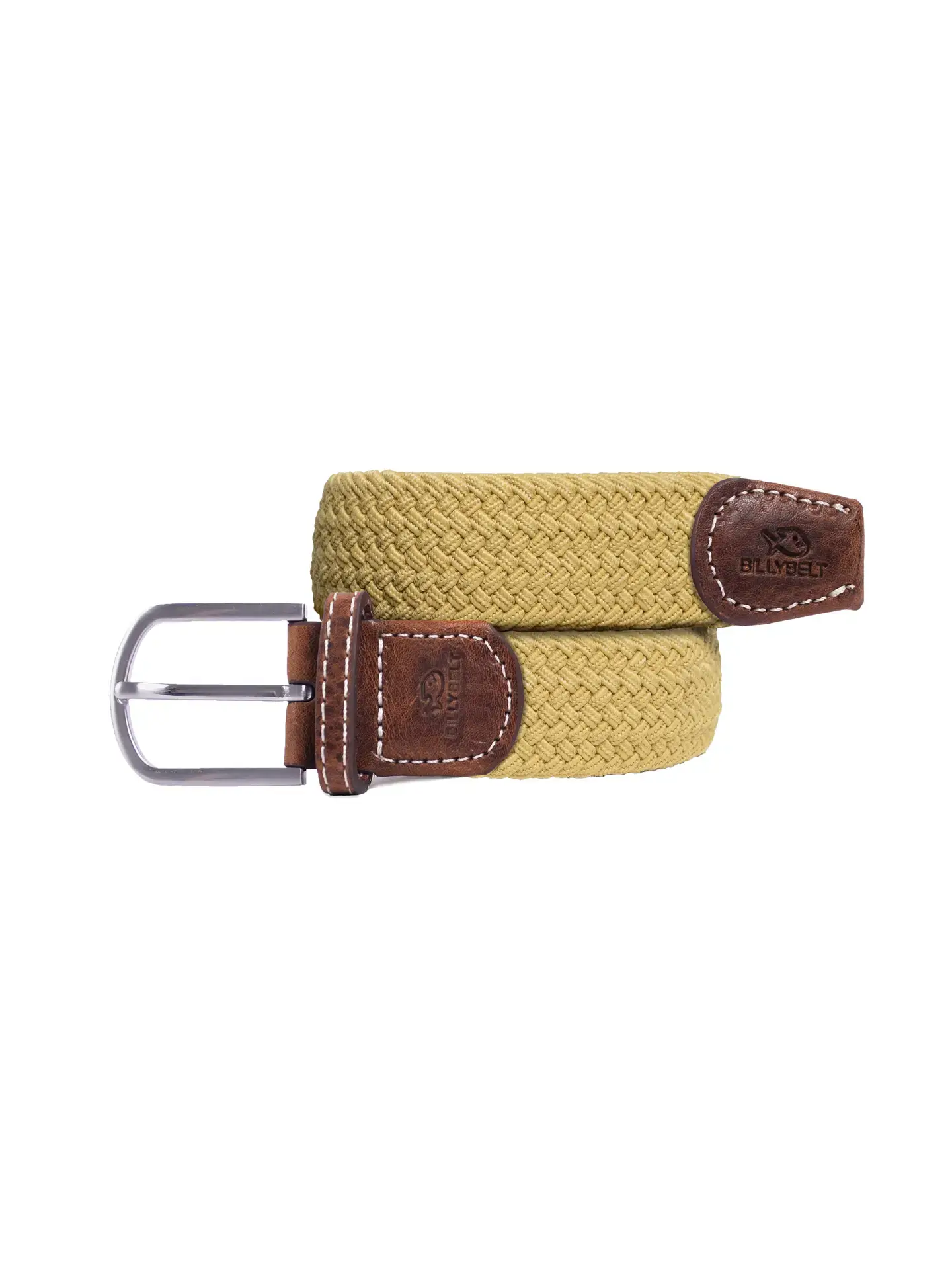 Billybelt Woven Elastic Belt - Yellow Curry