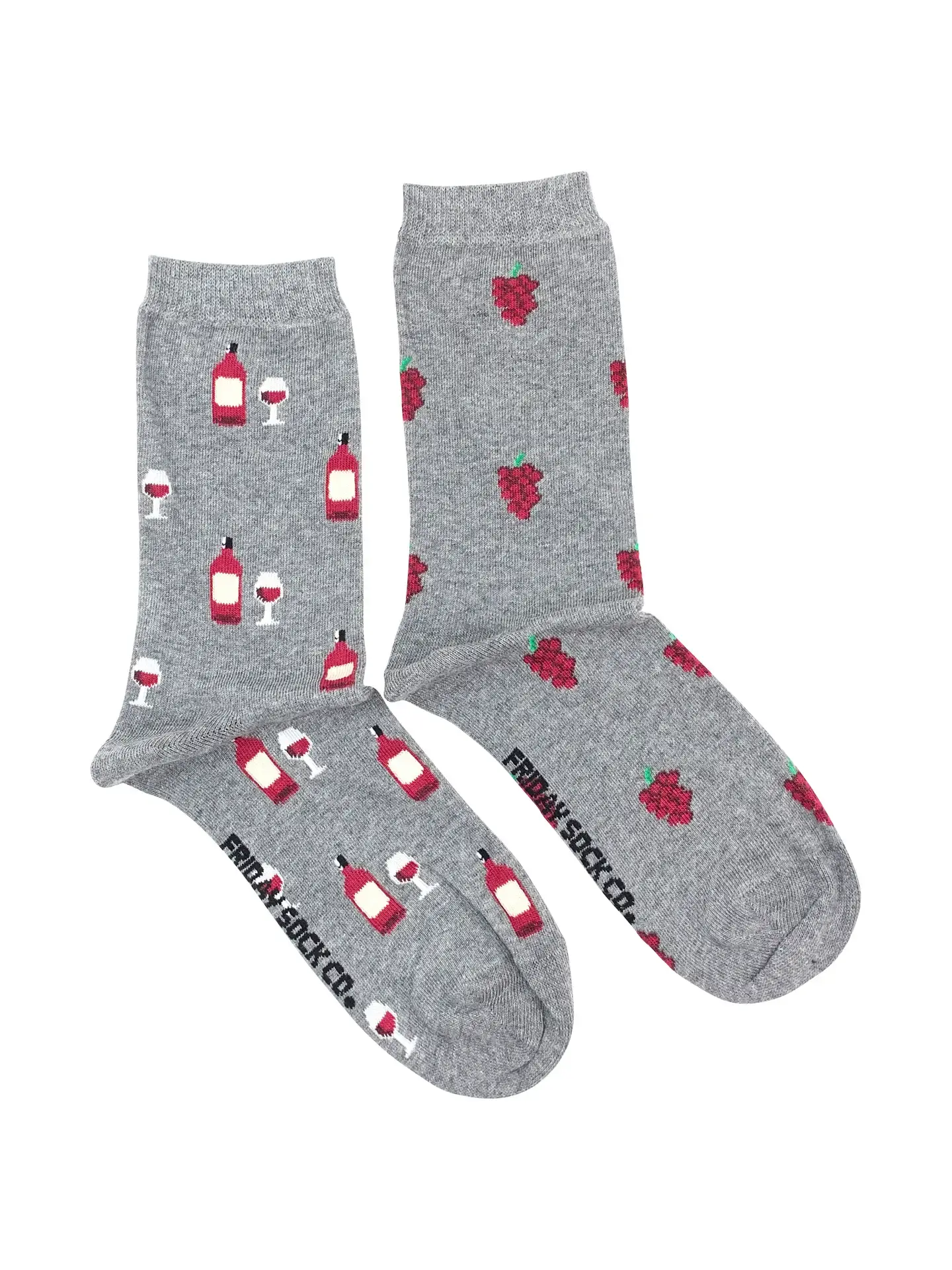 Women's Socks | Red Wine & Grapes