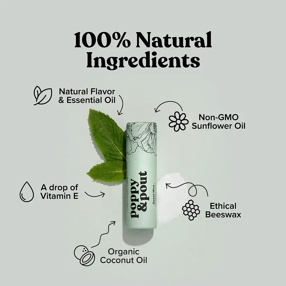 Thumbnail: Poppy & Pout Lip Balm - Sweet Mint