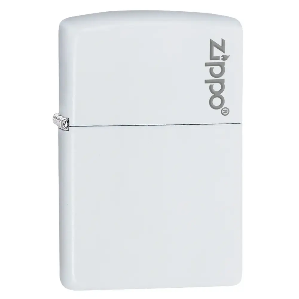 Zippo Lighter | 214 Zippo Logo White