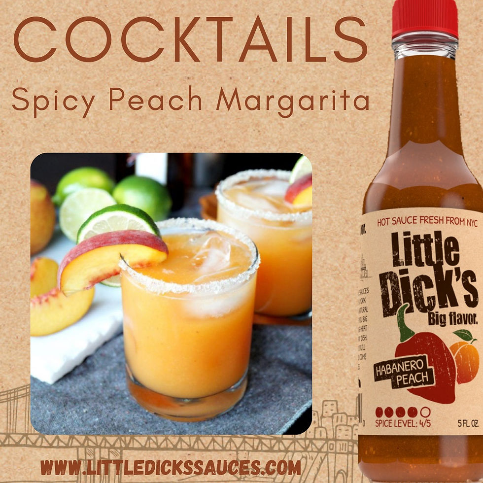 Thumbnail: Little Dick's Habanero Peach Hot Sauce