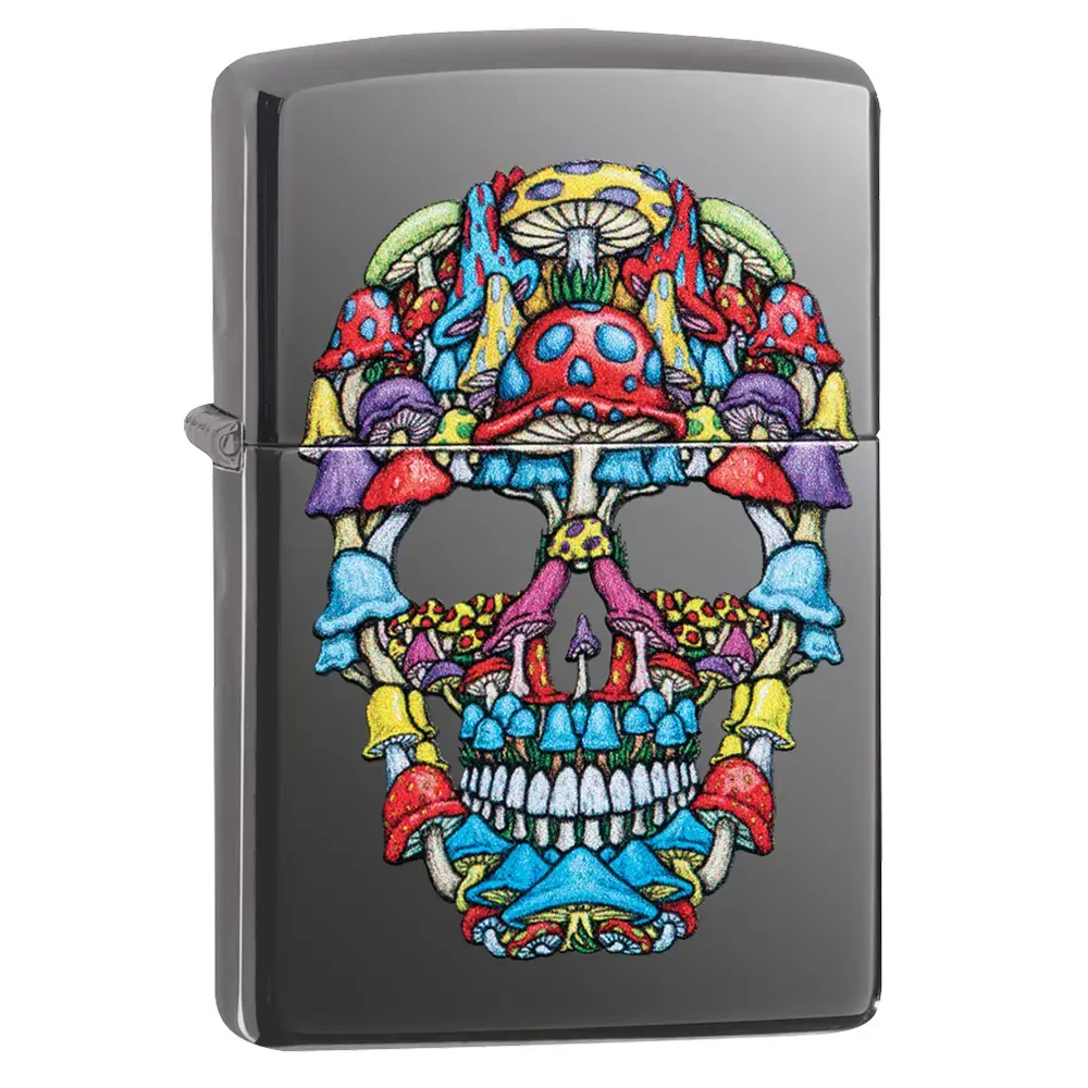 Zippo Lighter | Mushroom Skull