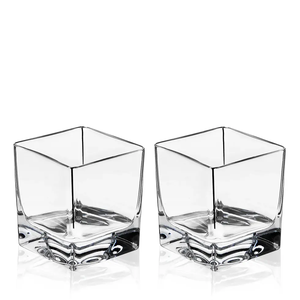Thumbnail: Braque Crystal Rocks Glasses, Set of 2
