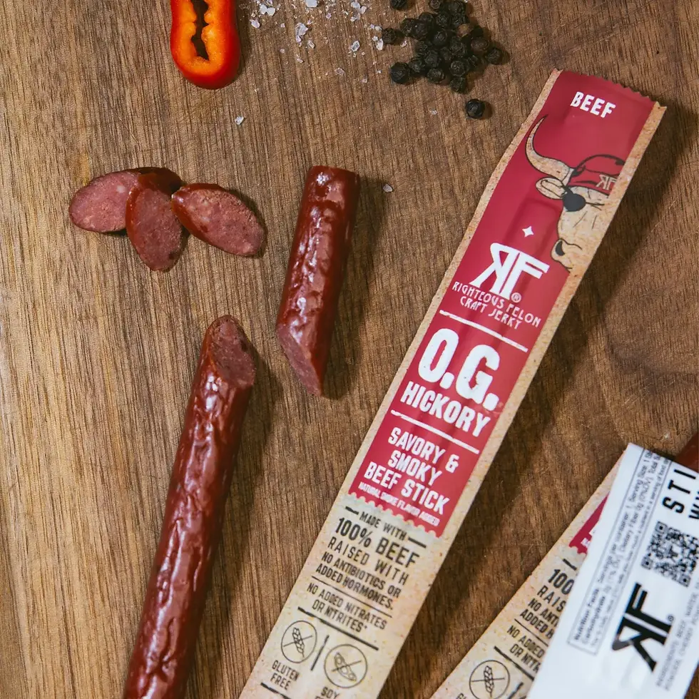 Thumbnail: Righteous Felon O.G. Hickory Beef Stick