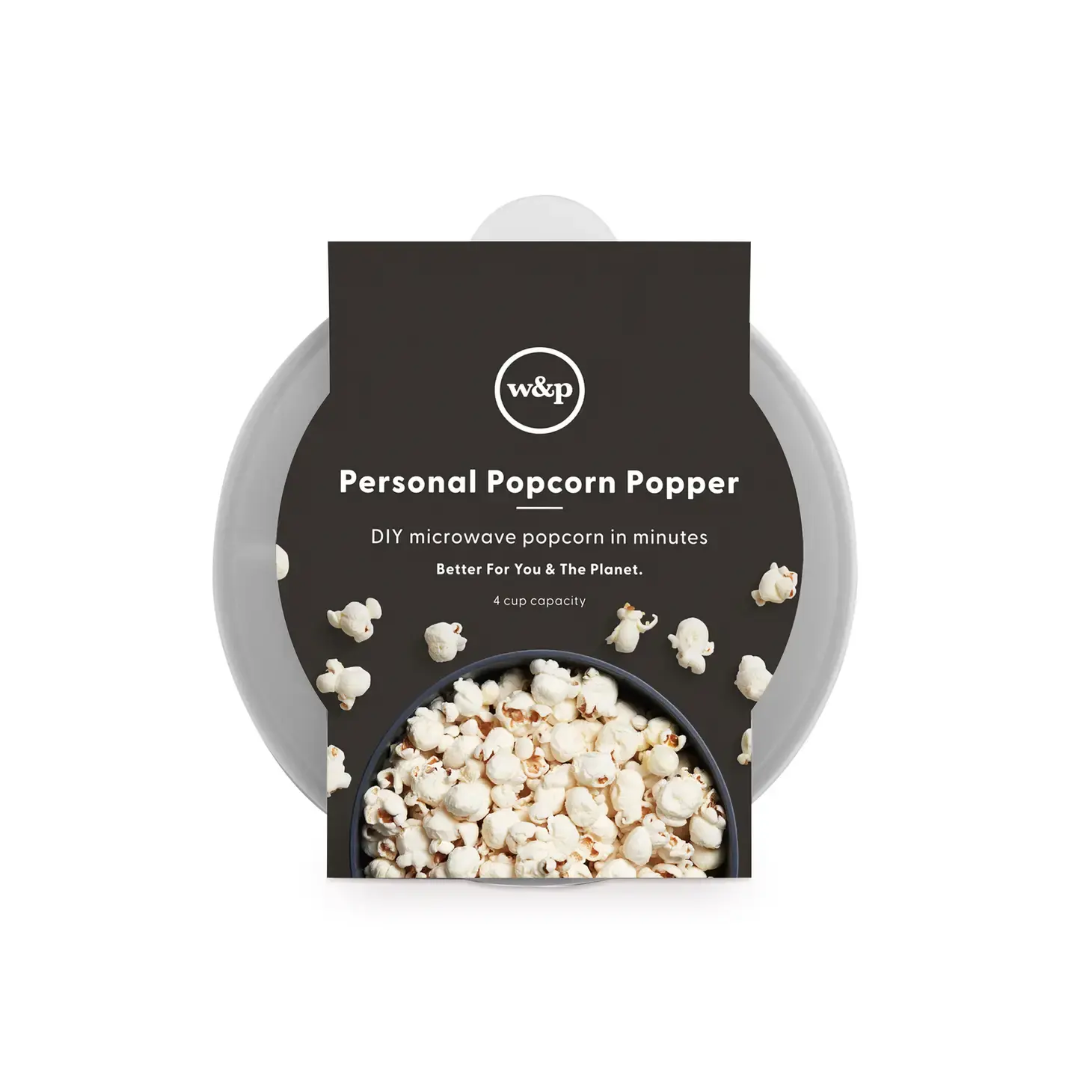 Popcorn Popper Silicone Reusable Maker- Personal Mini Size