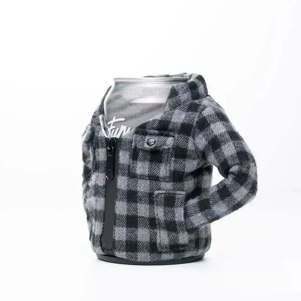 Thumbnail: Puffin Drinkwear Insulated 12 oz Can Cooler - The Lumberjack